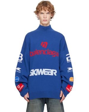 Balenciaga L/Turtleneck - Blue