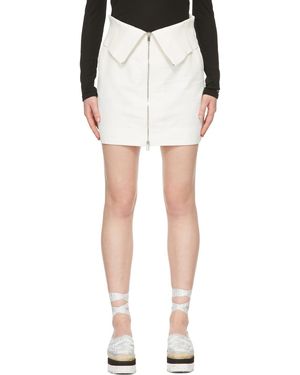Stella McCartney オフホワイト Alter Mat ミニスカート - マルチカラー