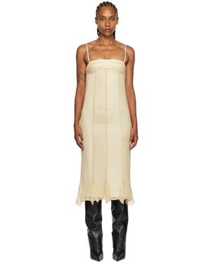 Juneyen Panelled Midi Dress - Black