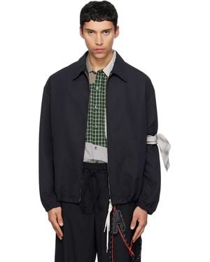 Song For The Mute Slim Coach Jacket - Blue