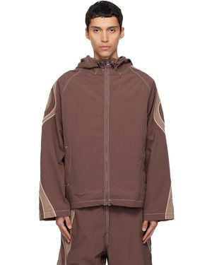 ERL Ufo Track Jacket - Brown