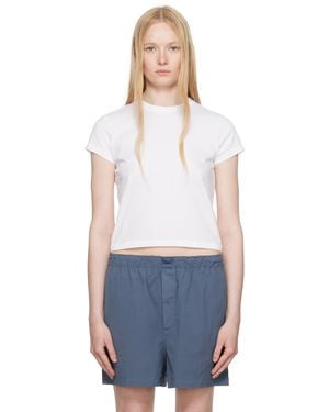 Skims ブルー Cotton Poplin ボクサー