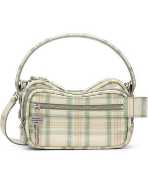 Acne Studios Camero Kit Check Crossbody Bag - Black