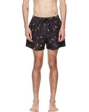 Paul Smith 'Cherries' Swim Shorts - Black