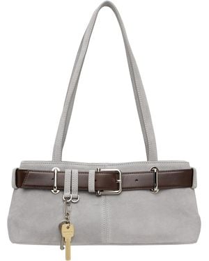 OSOI Shoulder Brocle Mini Bag - Grey