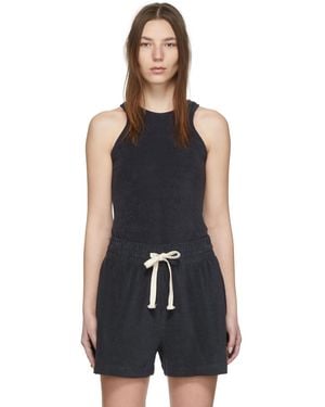 Halfboy Terry Bodysuit - Black