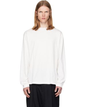 Jil Sander Three-Pack Long-Sleeved T-Shirts - White