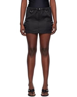 Coperni Tailored Cargo Miniskirt - Black
