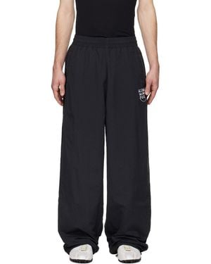 Vetements 'Global Mf' Track Trousers - Black