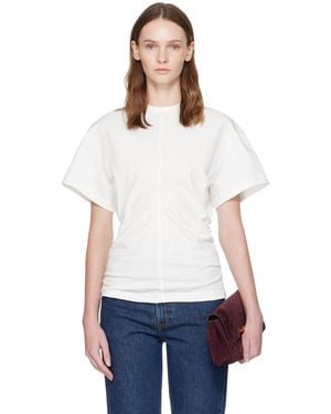 TOTEME Slouch Waist T-Shirt - White
