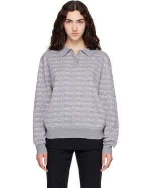 Sandy Liang Woods Polo - Grey