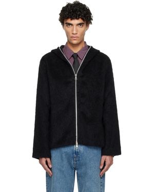 Our Legacy ブラック フルジップ フーディ