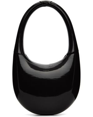 Coperni Liquid Print Swipe Bag - Black