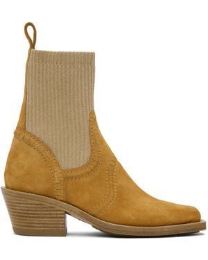 Chloé Suede Boot - Brown