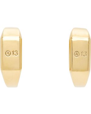 NUMBERING #7124 Earrings - Black
