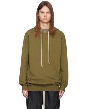 Rick Owens カーキ Porterville ヘビーウェイト フーディ - グリーン