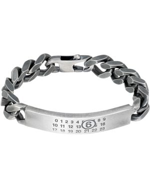 MM6 by Maison Martin Margiela Classic Chain Bracelet - Black