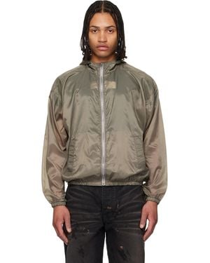 ALEXANDER DIGENOVA Khaki Taped Seam Rain Jacket - Brown
