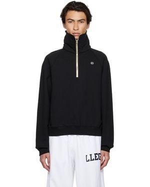 RECTO. Ssense Exclusive Half-zip Sweatshirt - Black