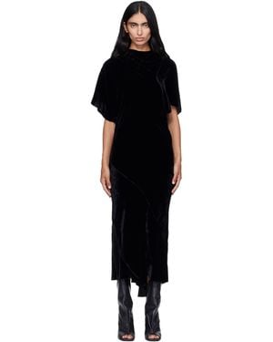 Rick Owens Tower Seb Midi Dress - Black