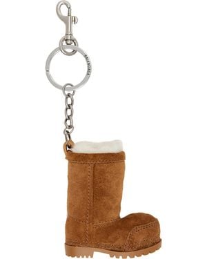 Balenciaga Mini Alaska Boot Keychain - Brown