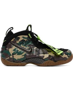 Nike Khaki Air Foamposite Pro Prm Sneakers - Green