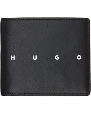 HUGO Leather Wallet - Black