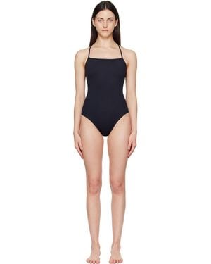 Loulou de Saison Itak Lds Criss-Crossing Straps Swimsuit - Black