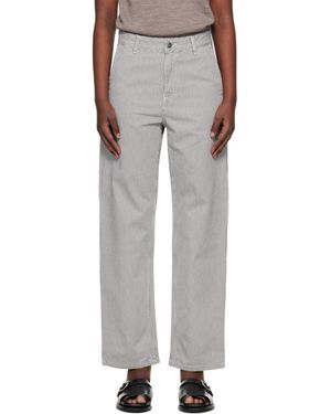 Carhartt Mercer Stripe Jeans - Black