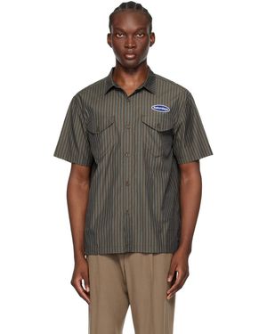 Saturdays NYC Chemise bruce brune - Noir