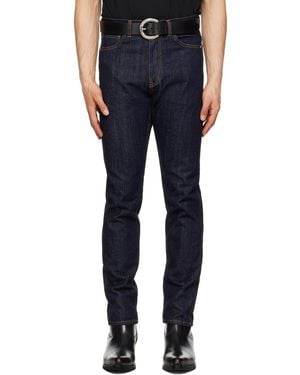 The Letter Tapered Jeans - Blue