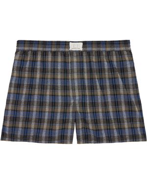 ERL Plaid Boxer Shorts - Black