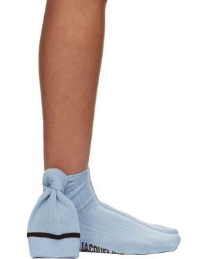 Jacquemus Le Papier 'les Chaussettes Noeud' Socks - Blue