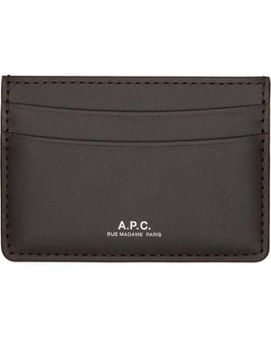 A.P.C. Andre Card Holder - Black
