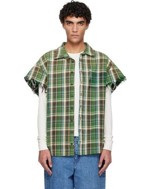 Satoshi Nakamoto Off- Bender Cut Off Top Set - Green