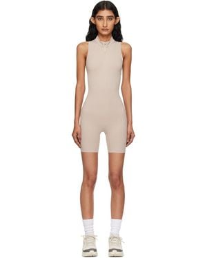 On Shoes Taupe Studio Bodysuit - Black
