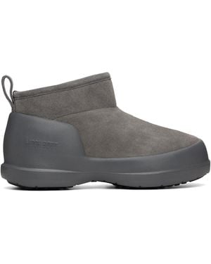 Moon Boot Mezzaluna Suede Low Boots - Black