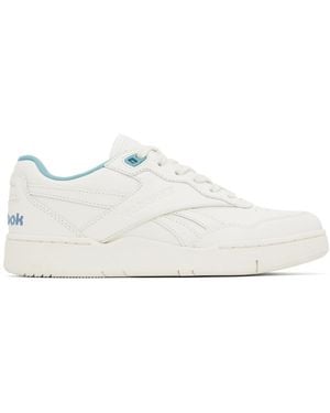 Reebok White Bb 4000 Ii Sneakers - Black