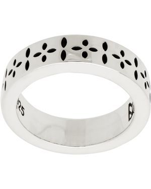 MAPLE Bague Bandana Argentée - Blanc
