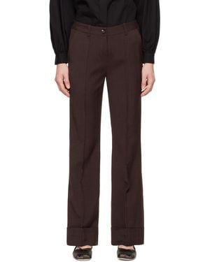 Co. Cuffed Trousers - Black