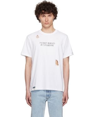 Coperni Disney 'Burned By You Before' Boxy T-Shirt - White