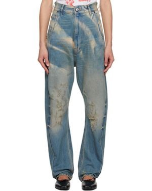 Vivienne Westwood Buckle Back Jeans - Blue