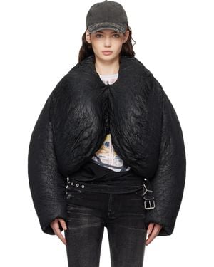 Y. Project Cropped Puffer Jacket - Black