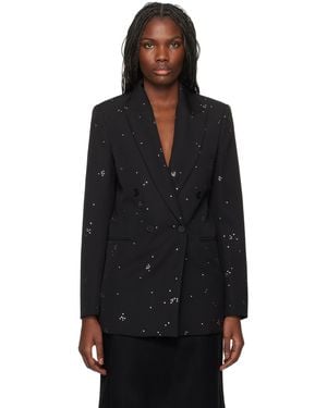 Lanvin Embroide Blazer - Black