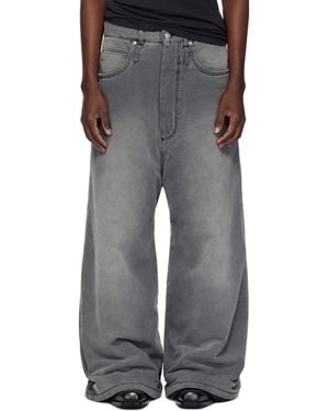 Lu'u Dan Wadded Jeans - Black
