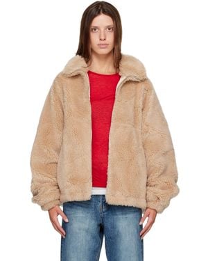 R2W Falco Oversized Wool Slik Jacket - Red