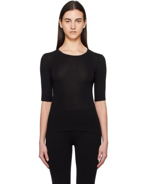 Flore Flore ブラック Anna Tシャツ