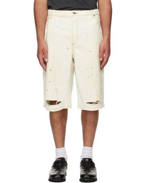 Cout de la Liberte Off- Zander Twill Baggy Shorts - Natural