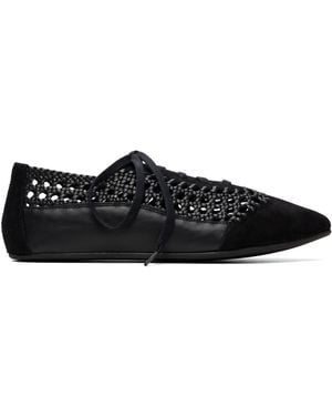 Hereu Esportiu Woven Loafers - Black
