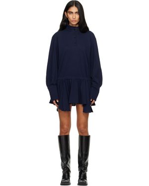 FIDAN NOVRUZOVA Leni Polo Minidress - Blue